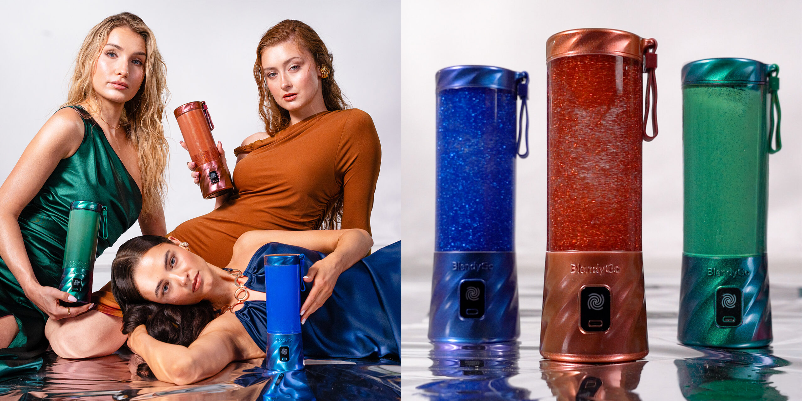 Girls holding BlendyGo's