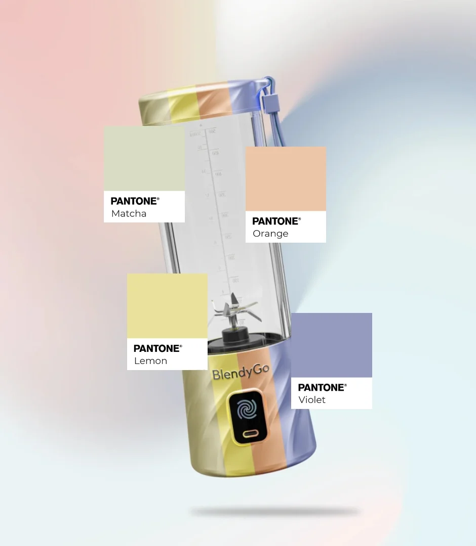 Voorbeeld van een gepersonaliseerde mixer